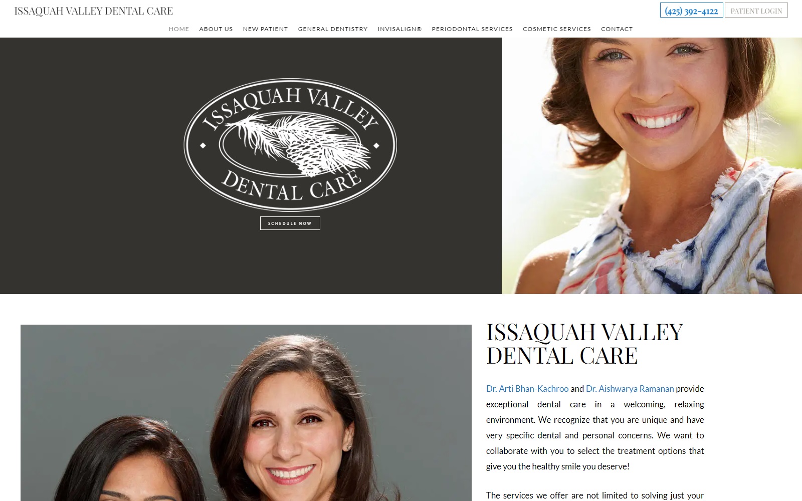 issaquahdental.com screenshot