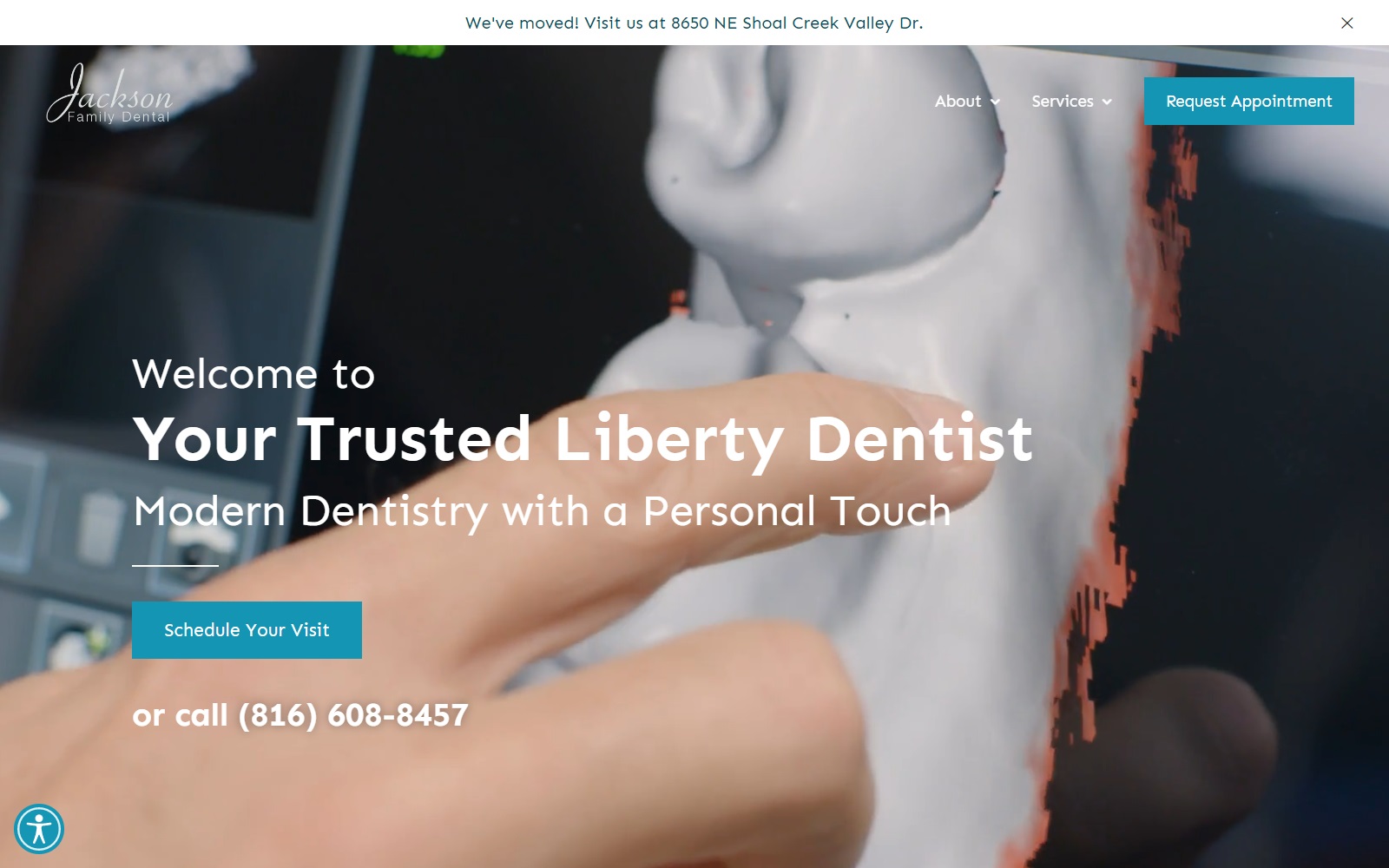 jacksonfamilydentalonline.com screenshot