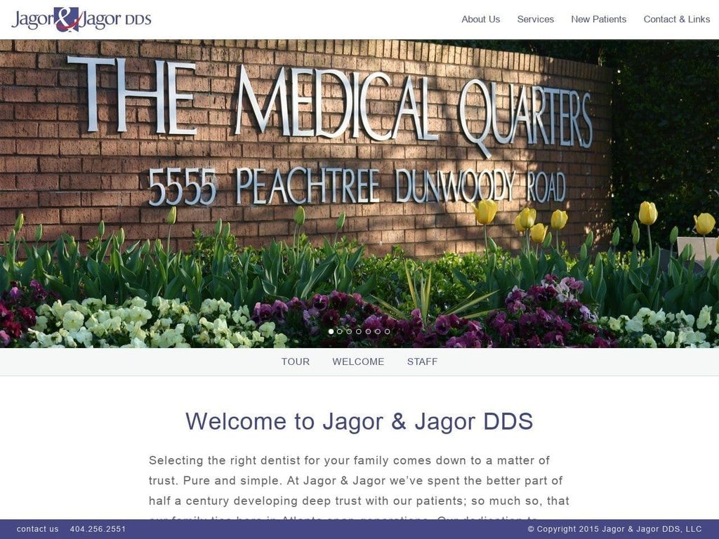 Jagor and Jagor DDS Website Screenshot from jagorandjagor.com