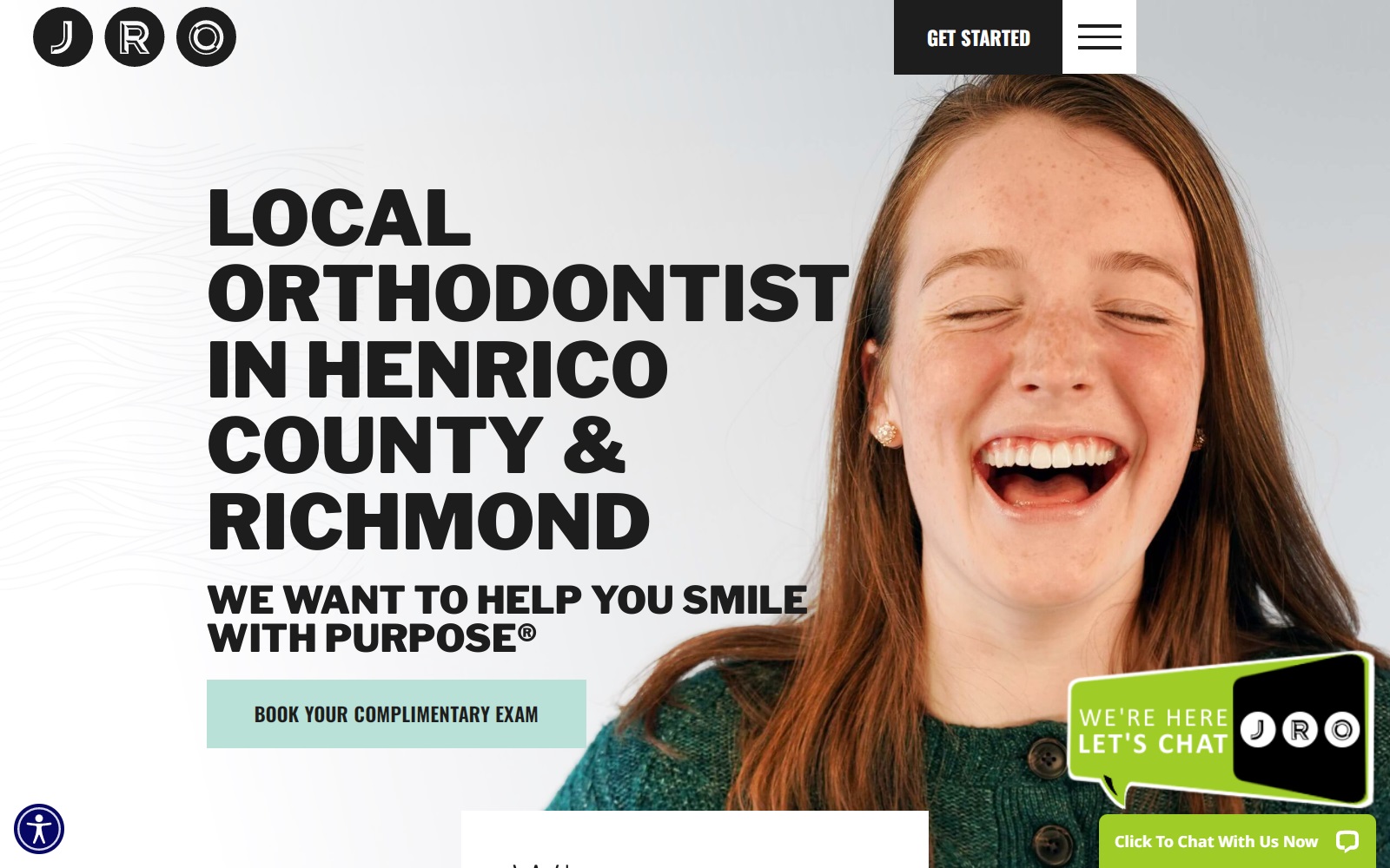 jamesriverorthodontics.com screenshot