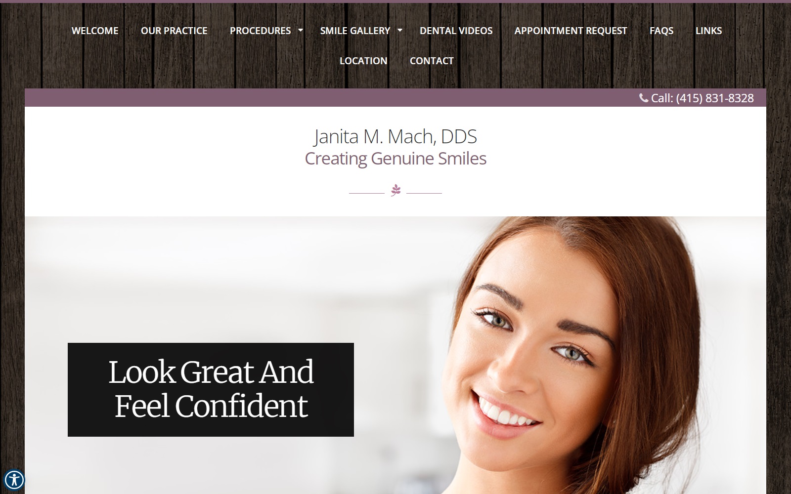 janitamachdds.com screenshot