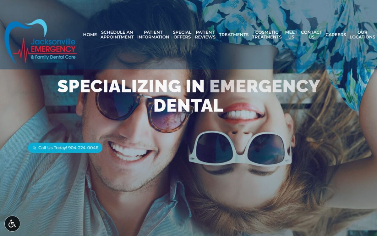 jaxemergencydental.com screenshot