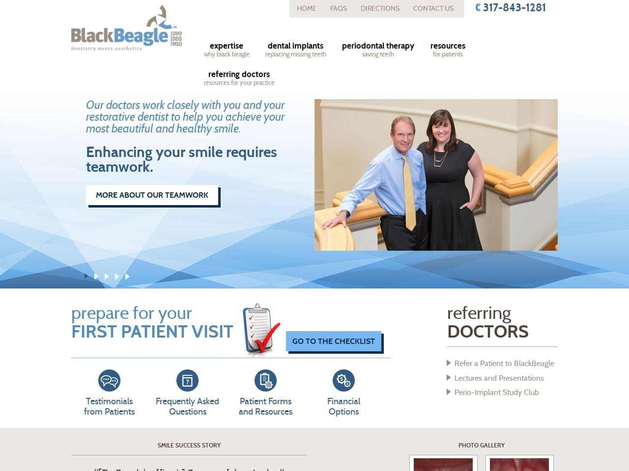 Jay R. Beagle DDS MSD Website Screenshot from jbeagledds.com