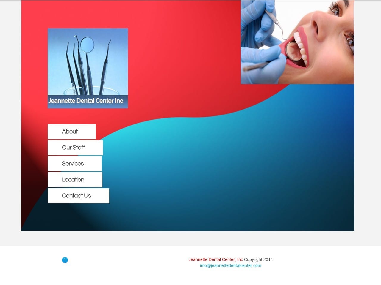 Jeannette Dental Center Website Screenshot from jeannettedentalcenter.com