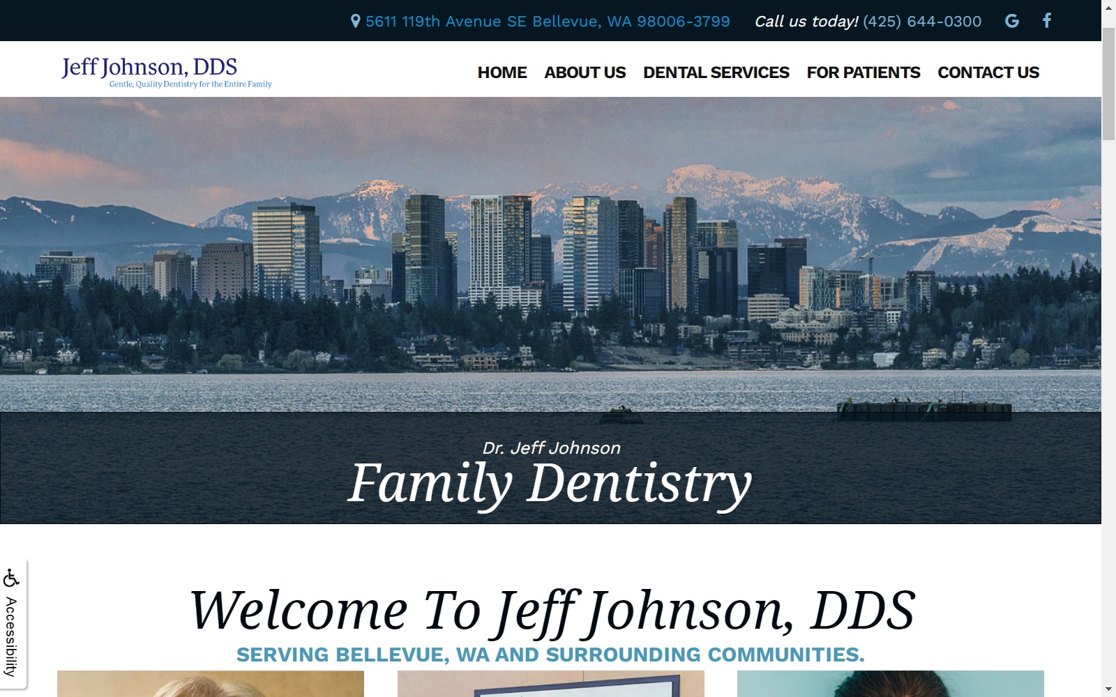 jeffjohnsondds.com screenshot