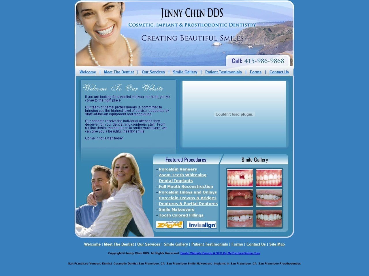 Jennychen Dds Website Screenshot from jennychendds.com