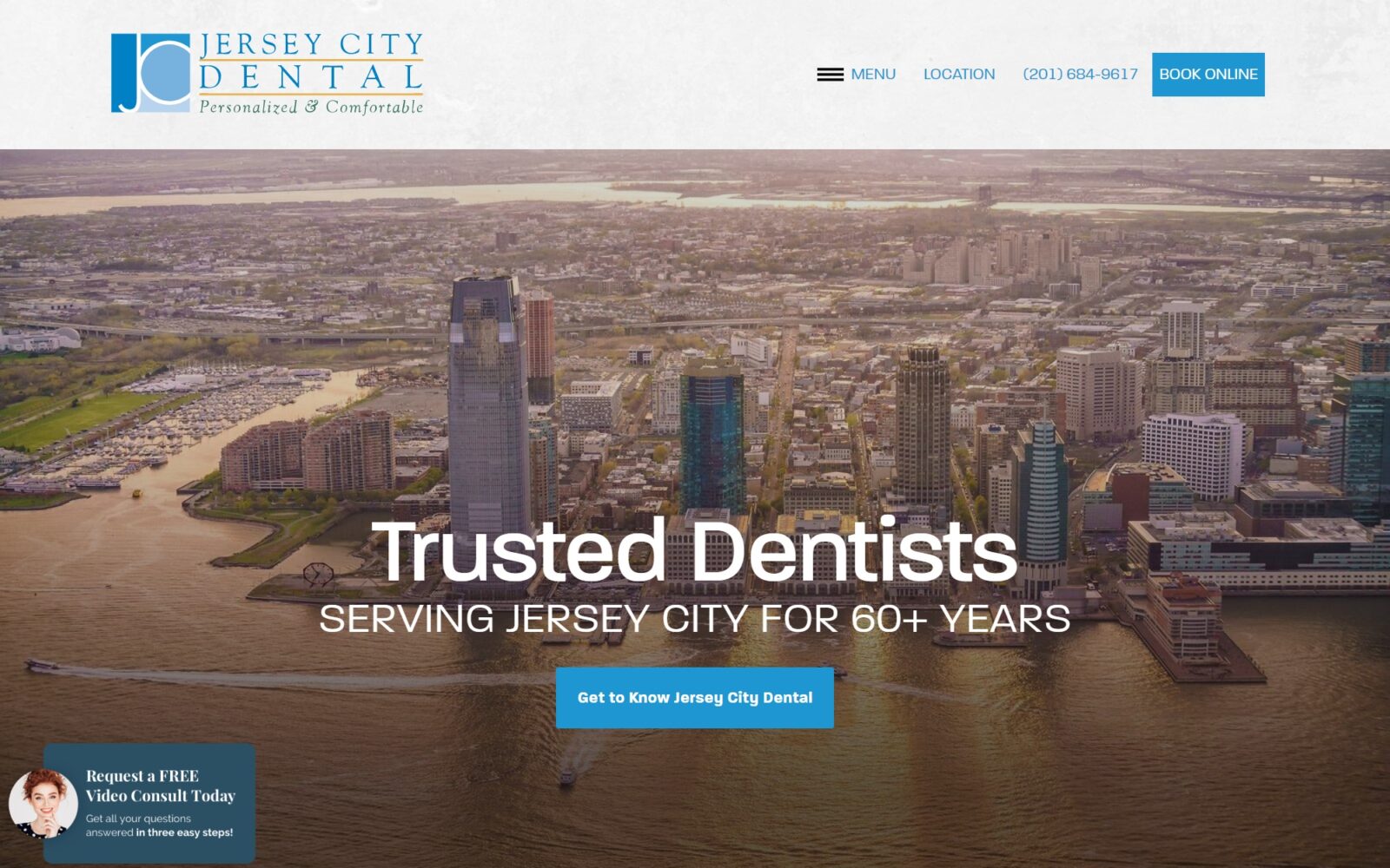 jerseycitydentalcenter.com screenshot