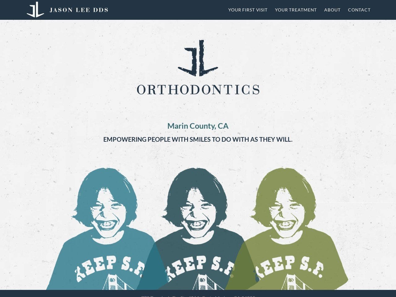 JL Orthodontics Website Screenshot from jlorthodontics.com