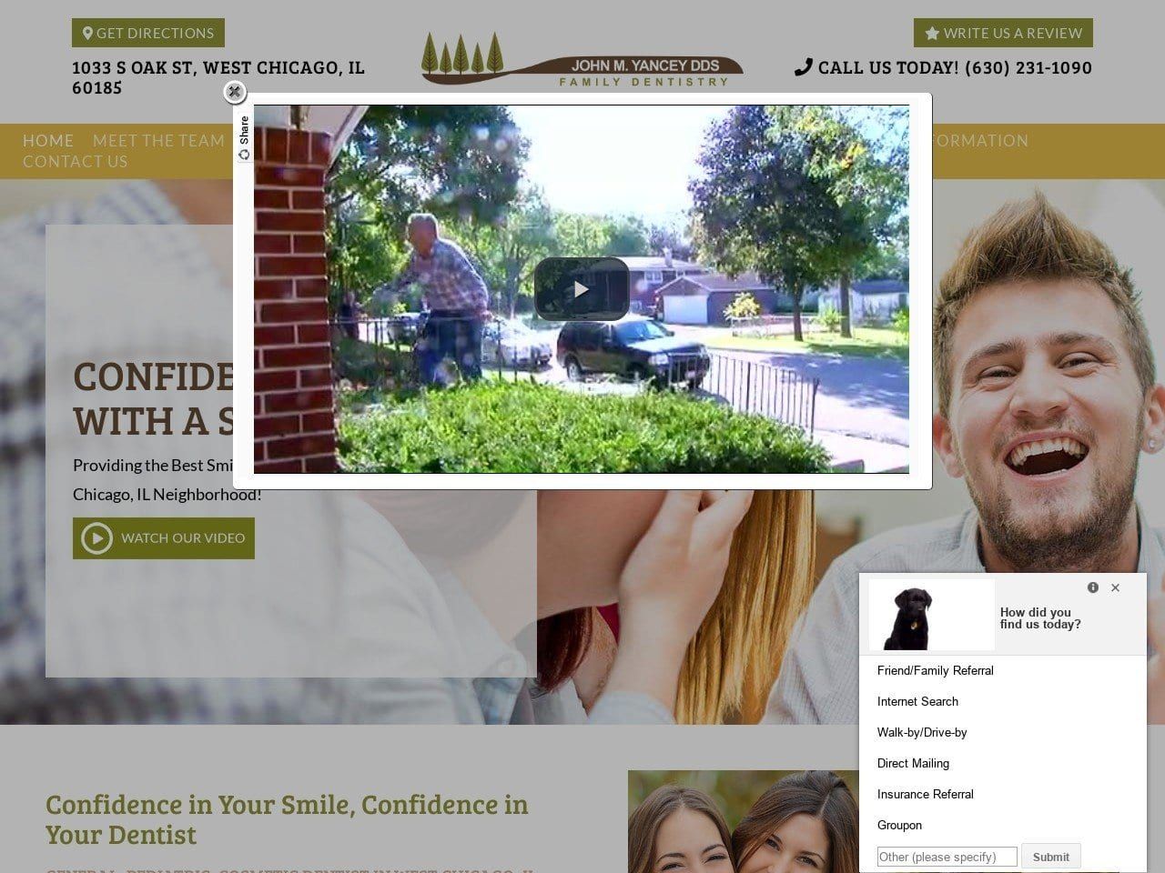 John M Yancey Dds Family Dentist Website Screenshot from johnmyanceydds.com