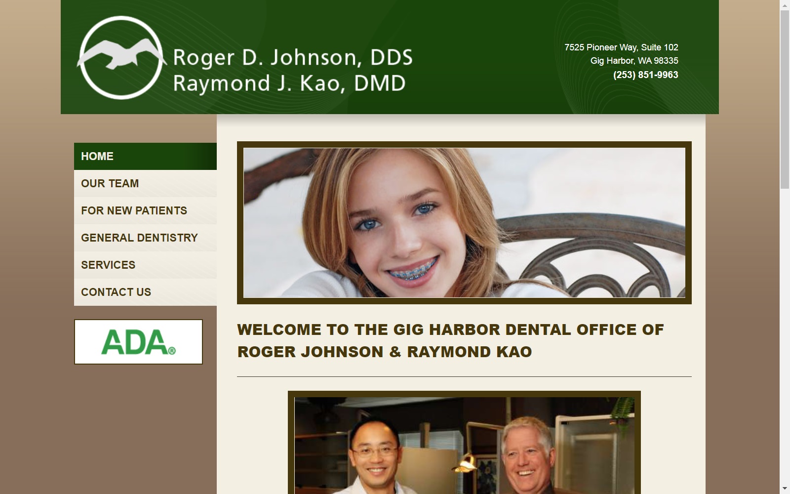 johnsonkaodental.com screenshot