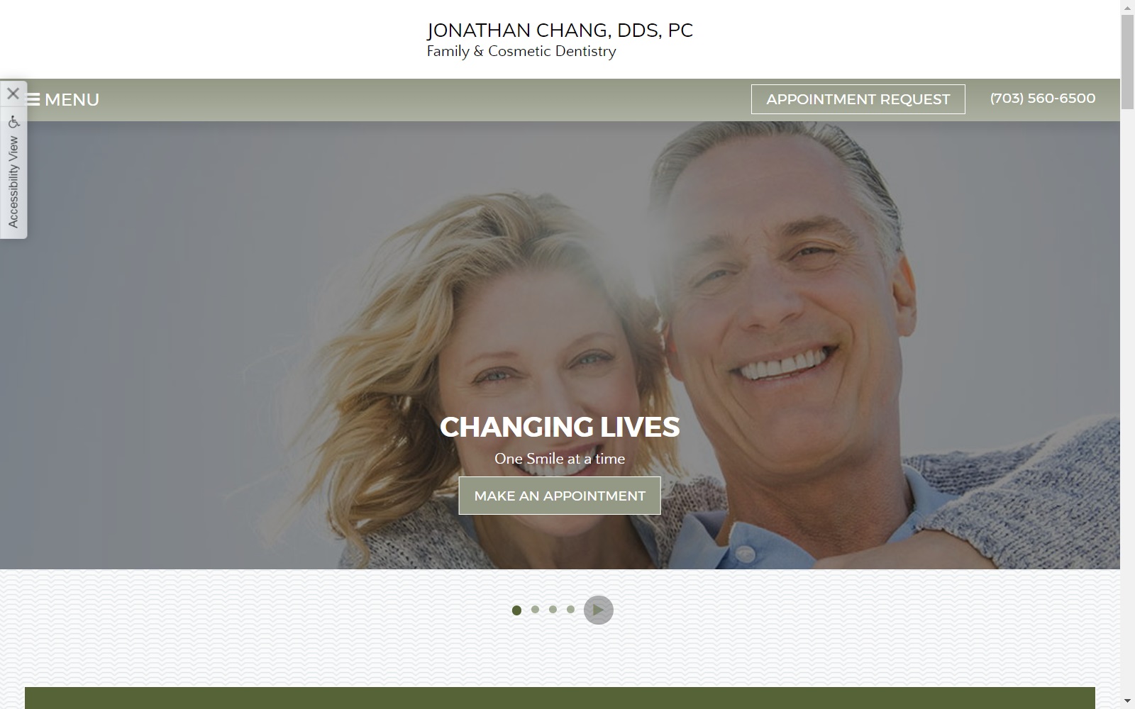 jonathanchangdds.com screenshot