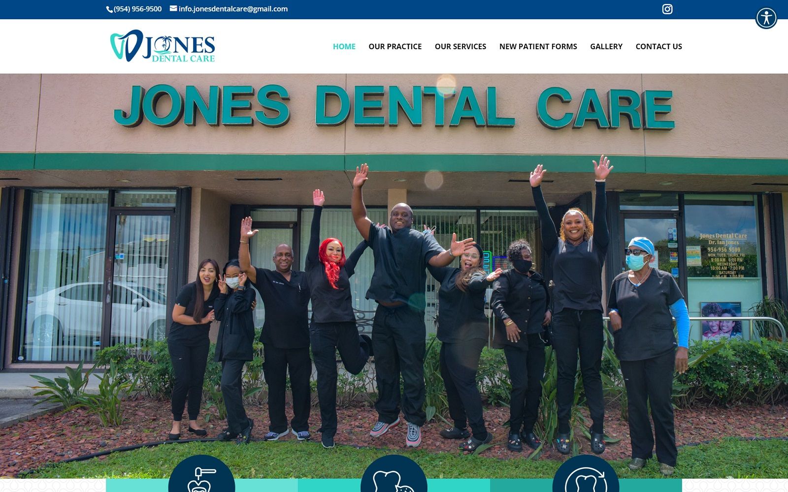 jonesdentalcare.com screenshot