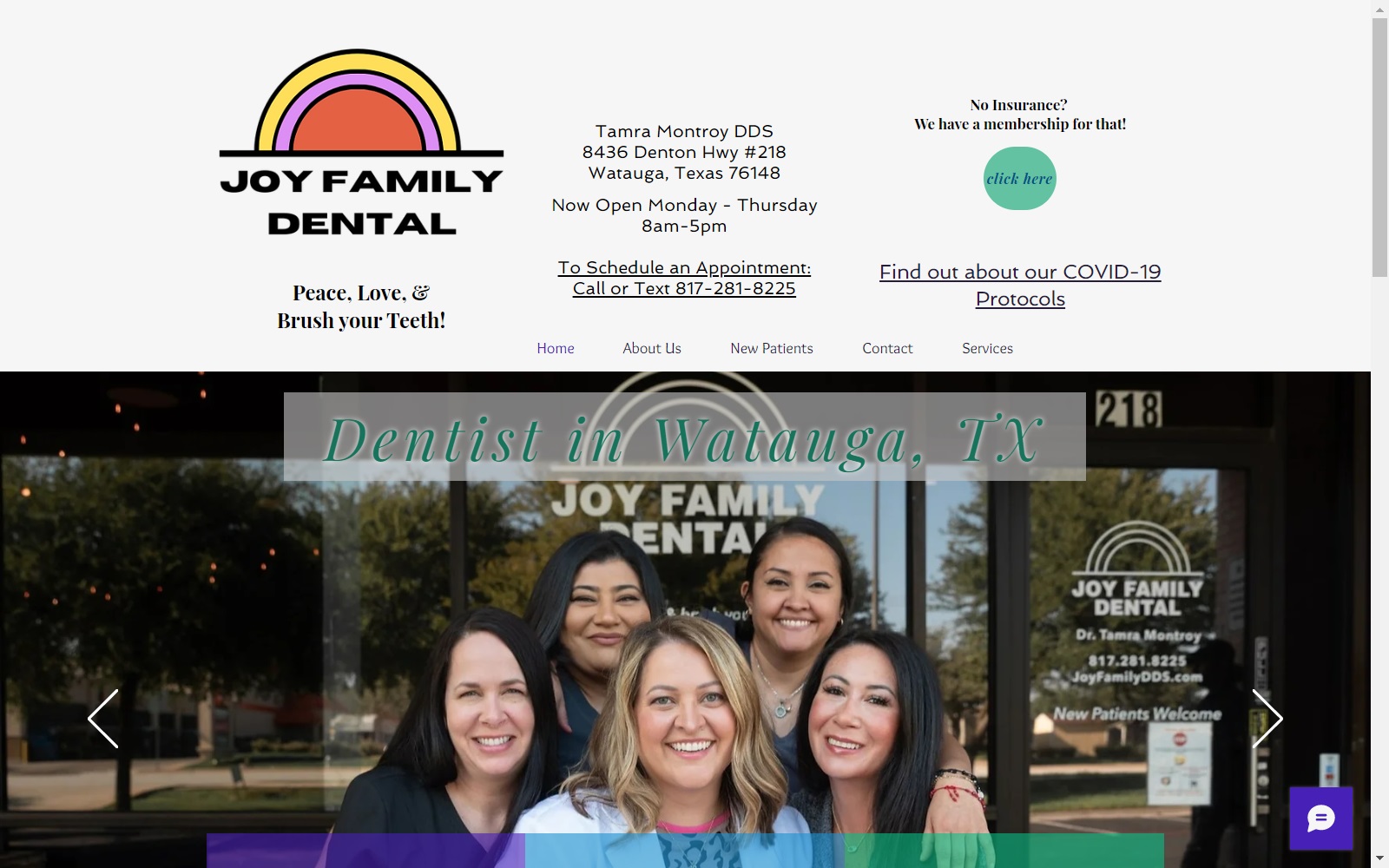 joyfamilydds.com screenshot