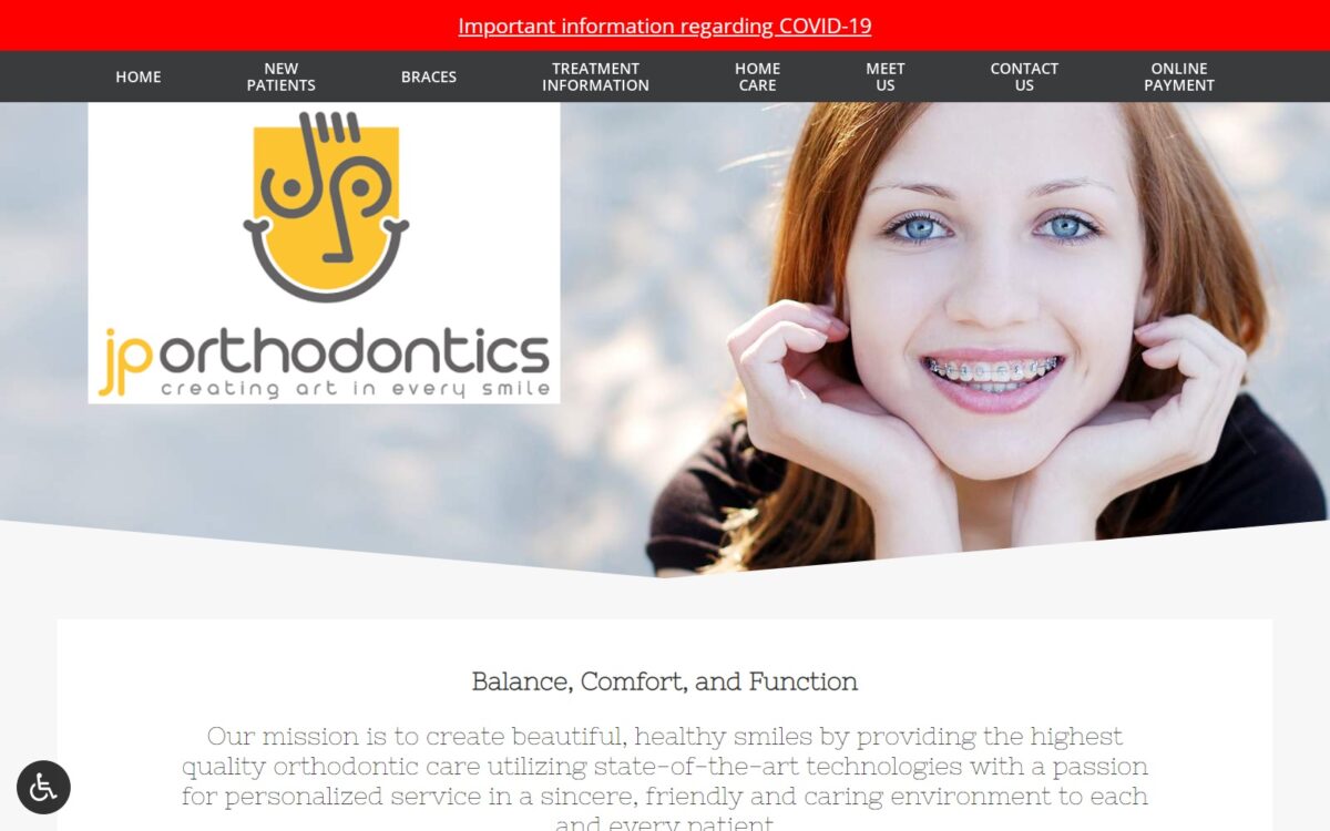 jporthodontics.com screenshot