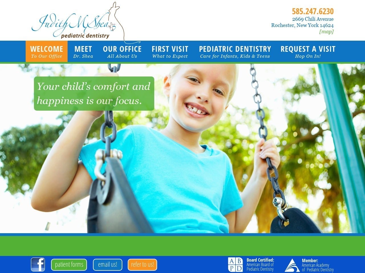 Shea Judith M DDS PLLC Website Screenshot from judithsheadds.com