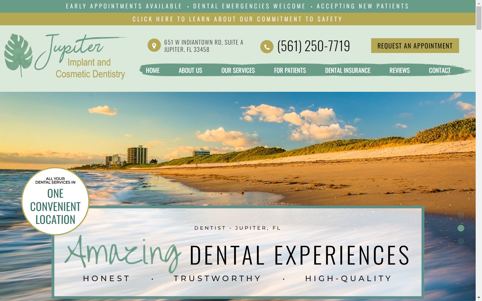 jupiterimplantdentistry.com screenshot