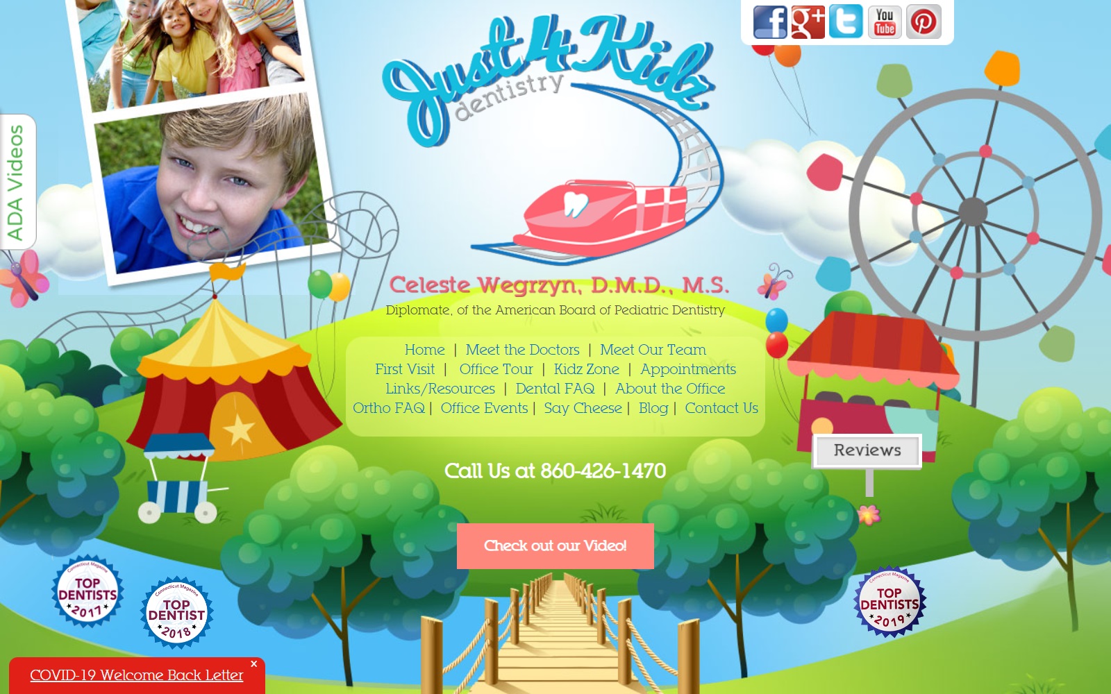 just4kidzdentistry.com screenshot