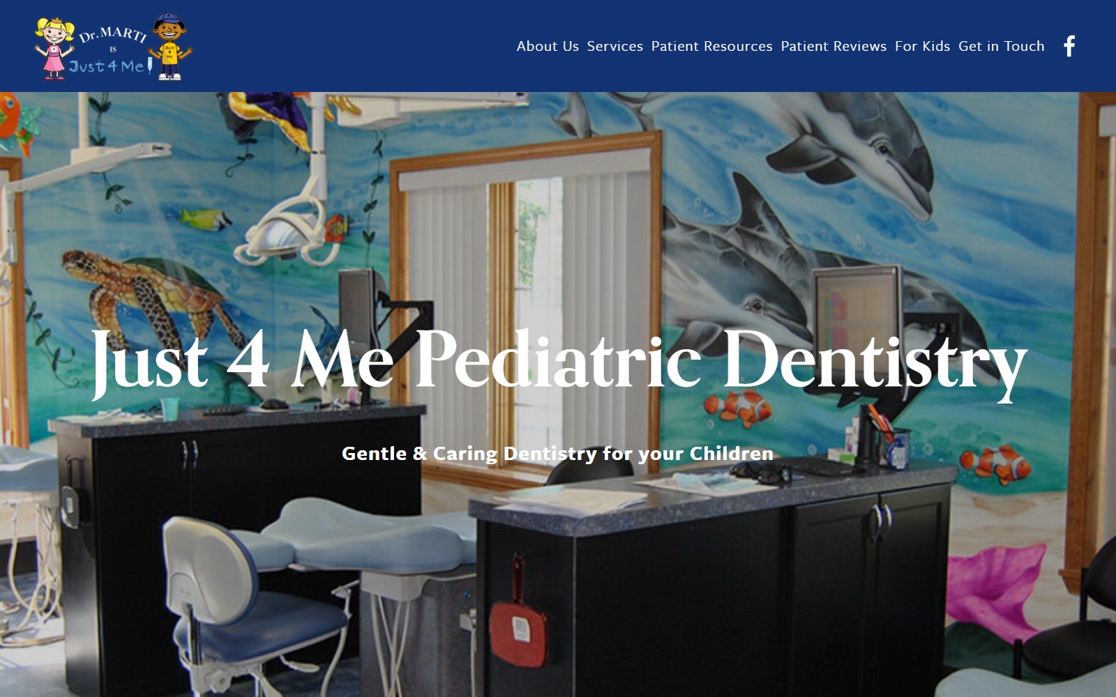 just4mepediatricdentistry.com screenshot