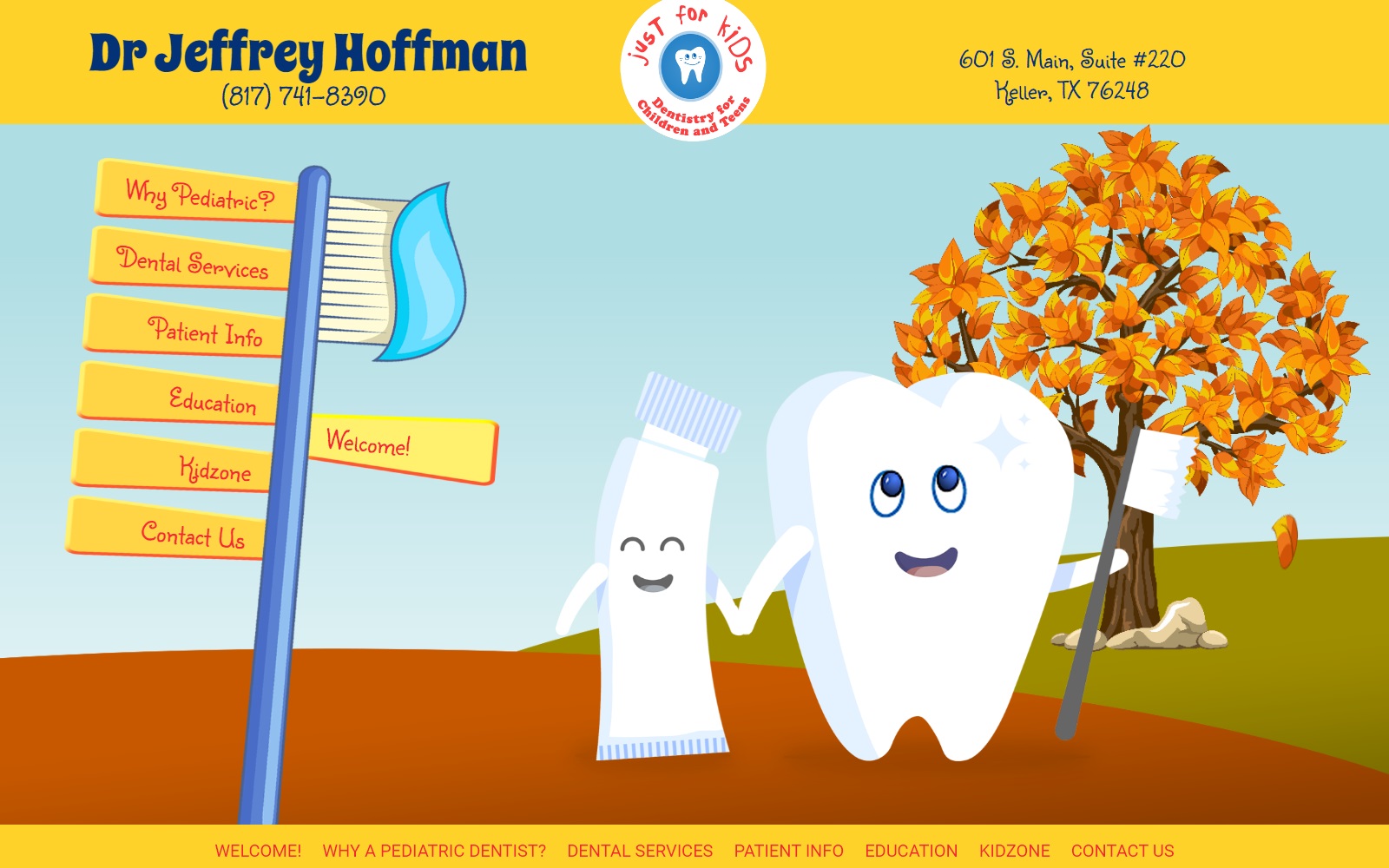 justforkidsdentistry.com screenshot