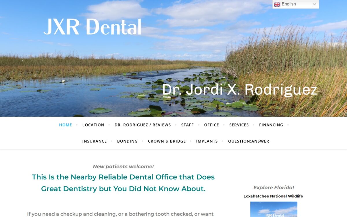 jxrdental.com screenshot