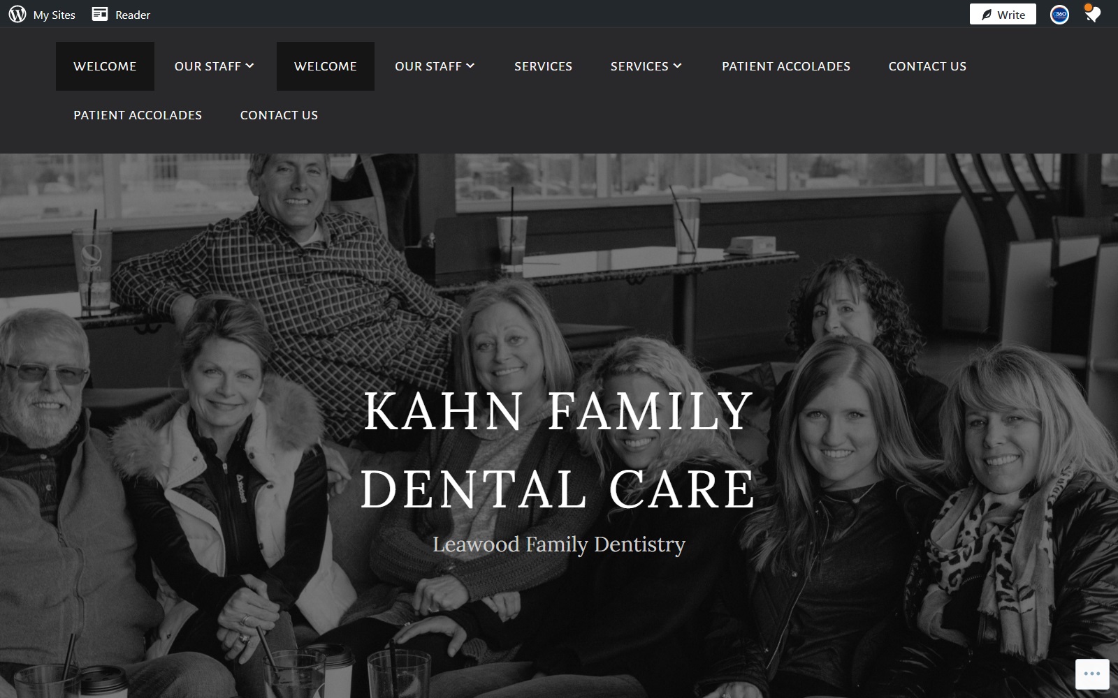 kahnfamilydental.com screenshot