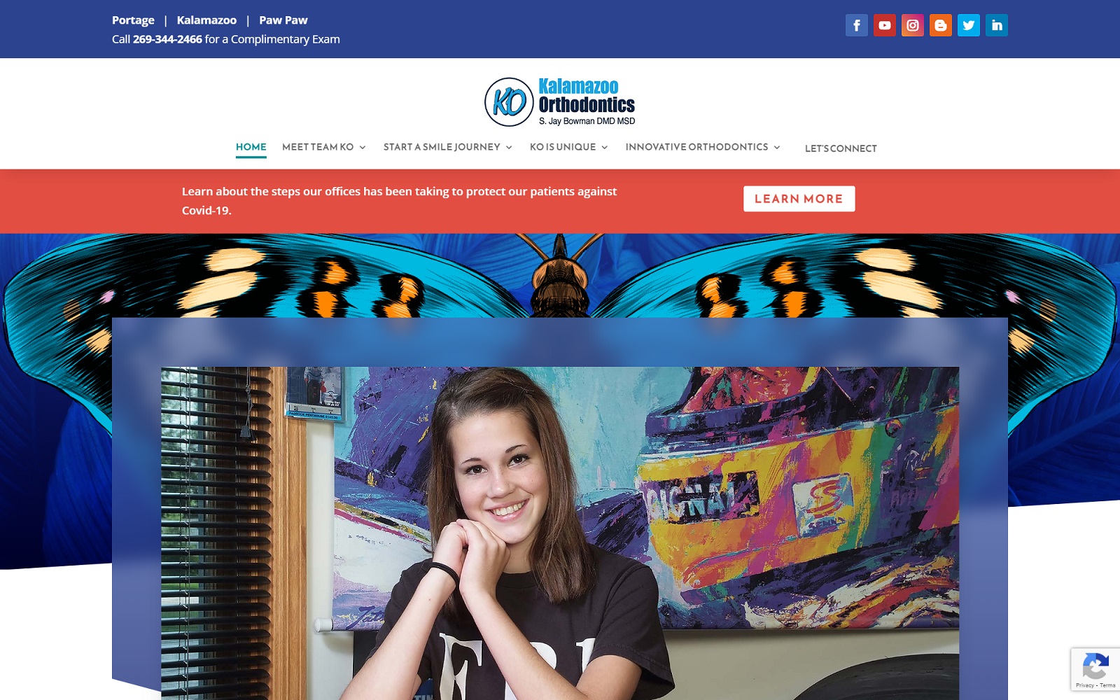 kalamazooorthodontics.com screenshot