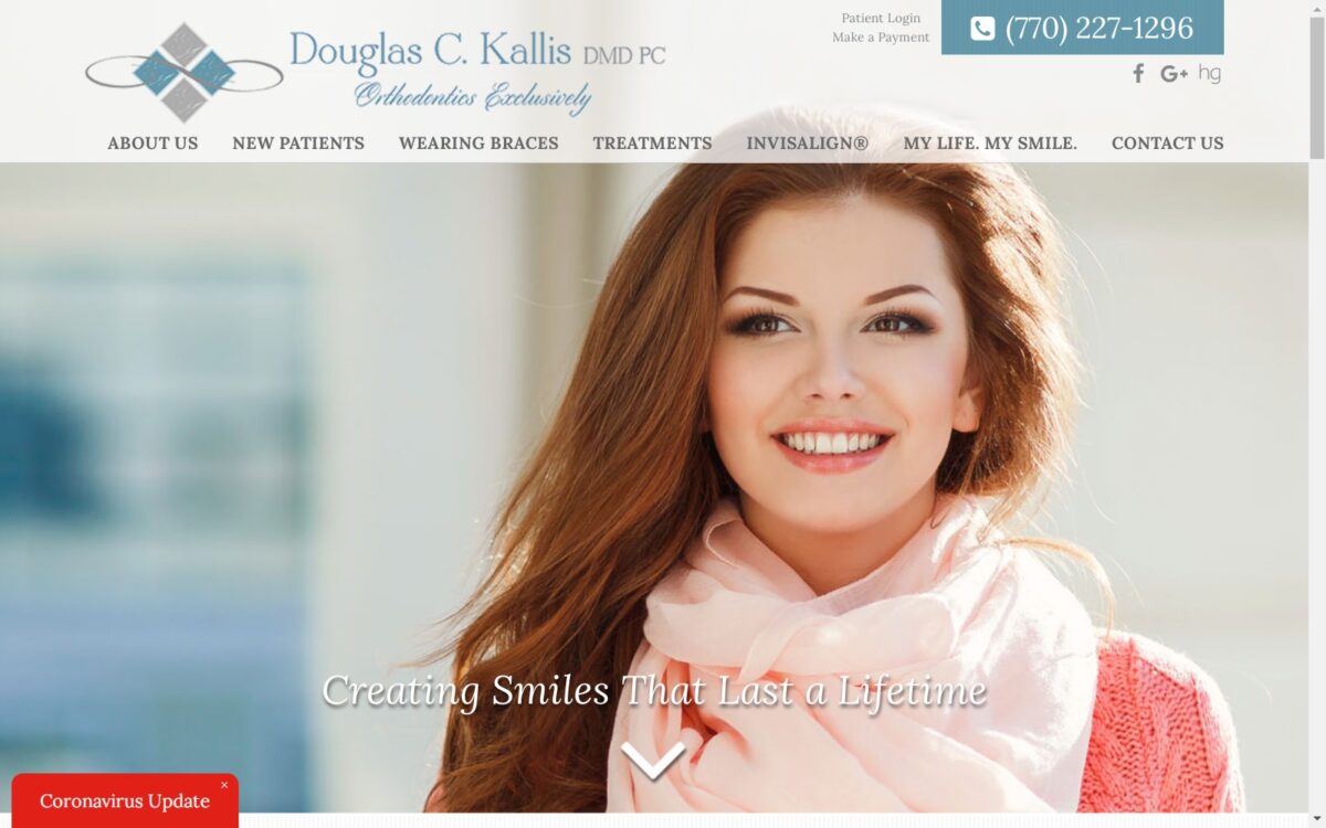 kallisortho.com screenshot