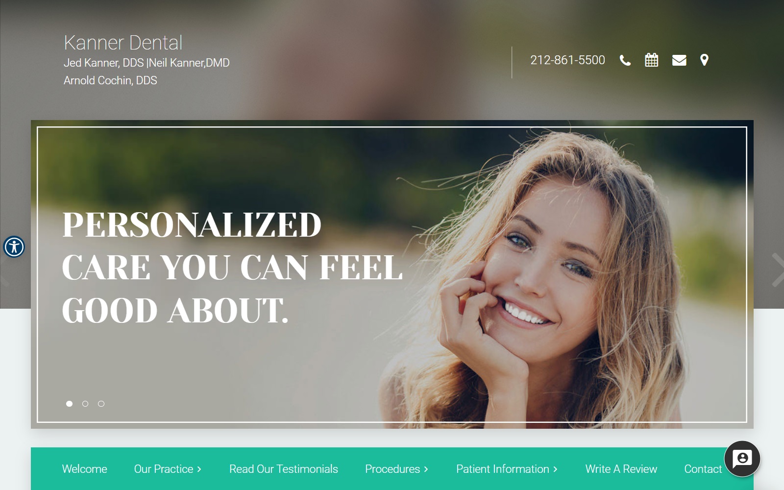 kannerdental.com screenshot