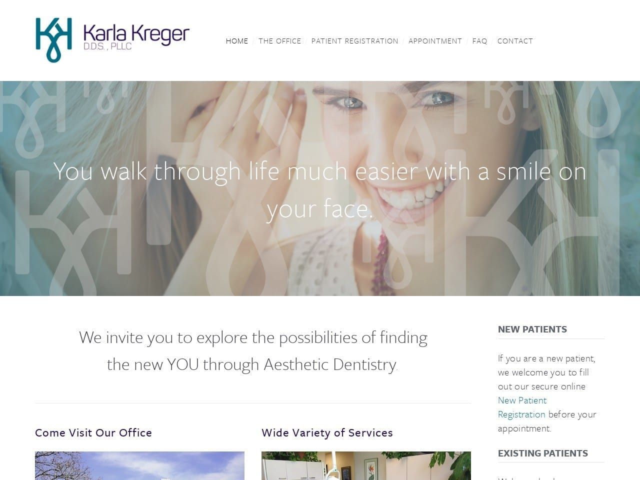 Karla M Kreger PLLC Website Screenshot from karlakreger.com