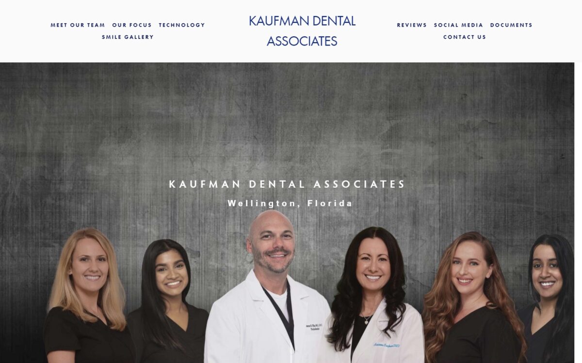 kaufmandental.com screenshot