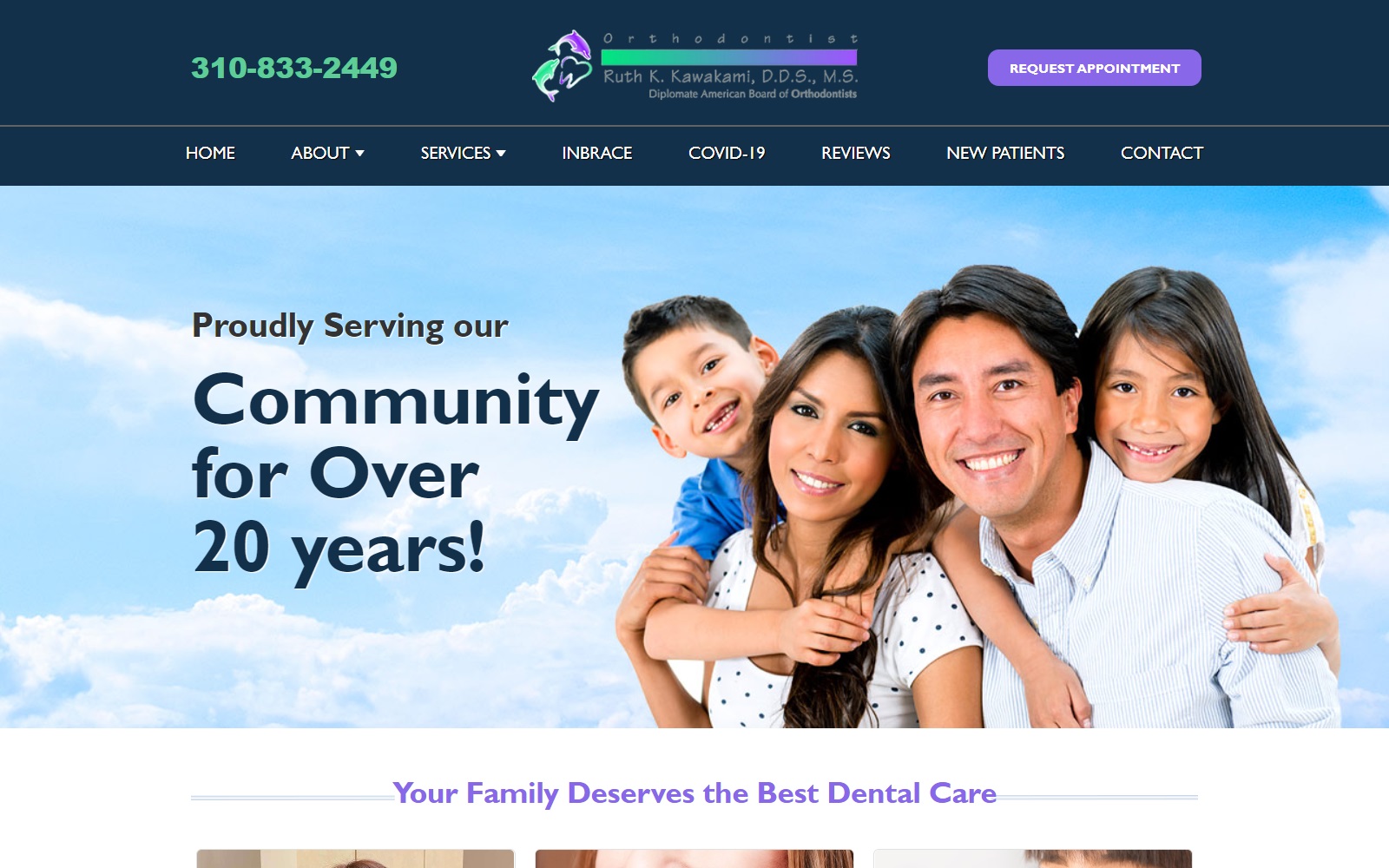 kawakamiorthodontics.com screenshot