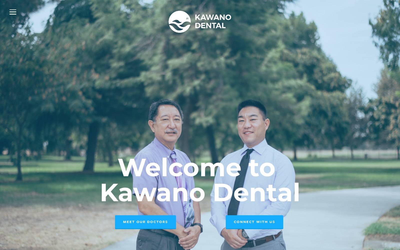 kawanodentistry.com screenshot