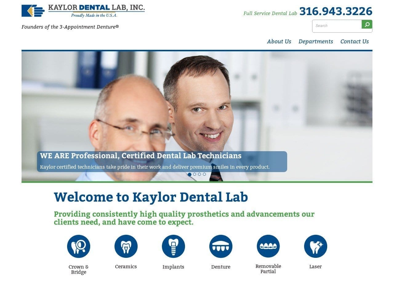 Kaylor Dental Website Screenshot from kaylordental.com