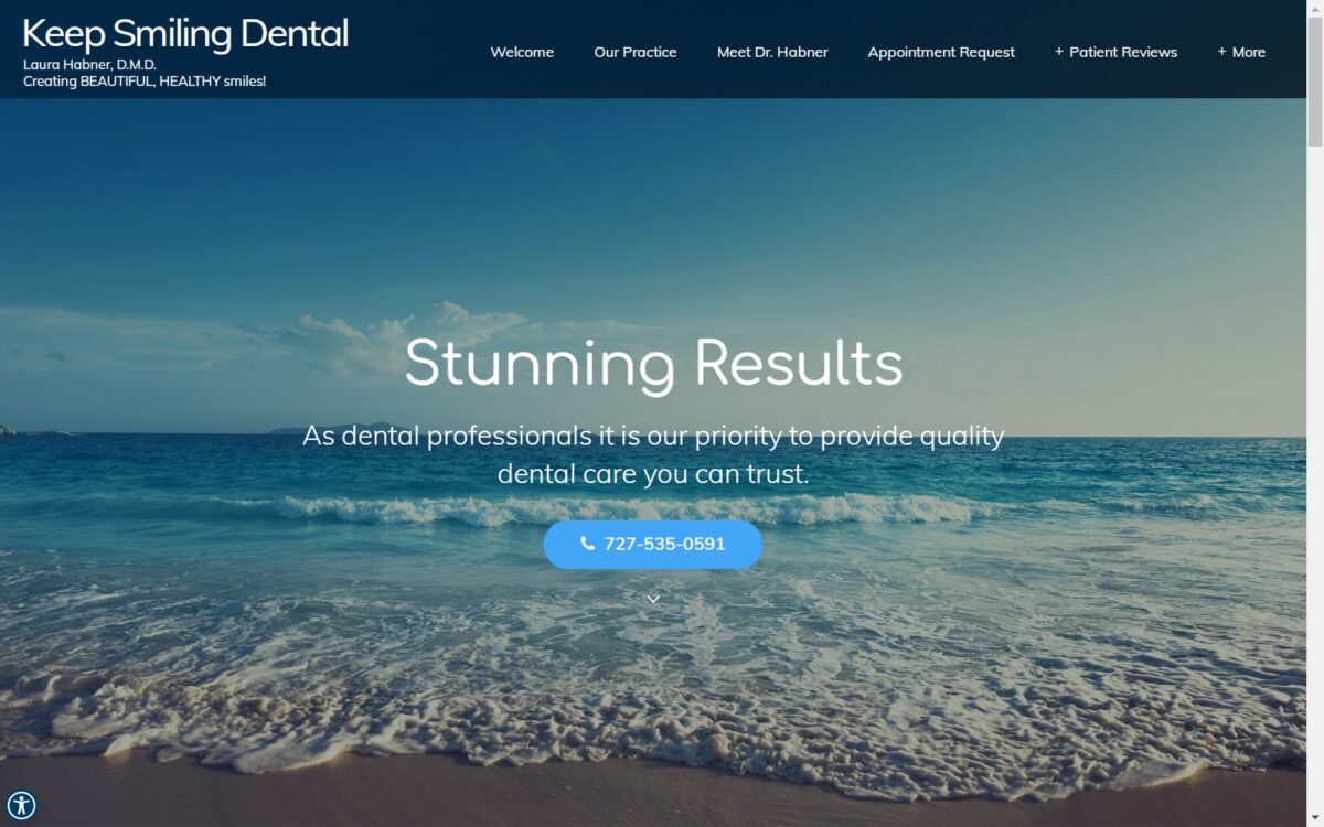 keepsmilingdental.com screenshot