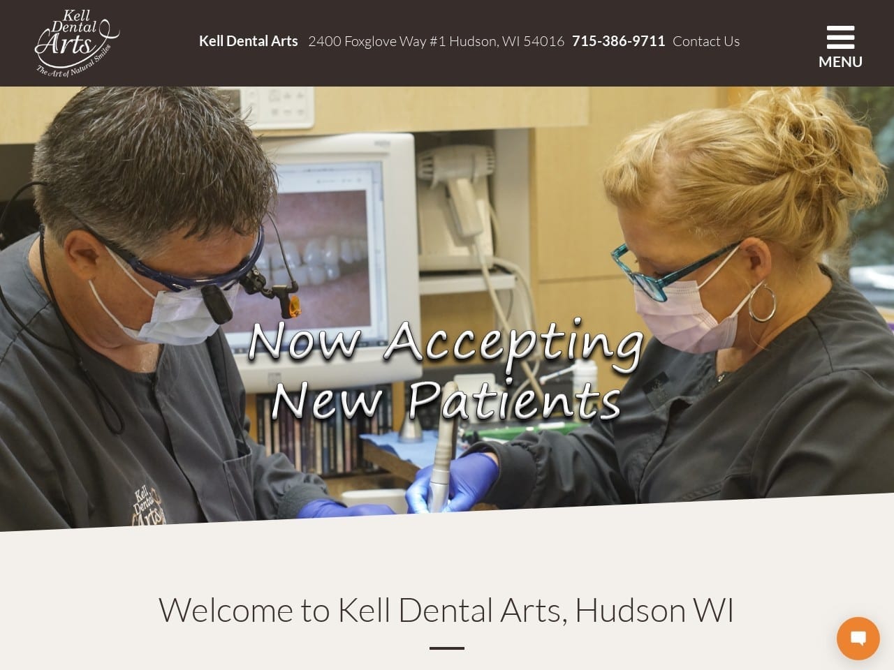 Kell Dental Arts Website Screenshot from kelldental.com