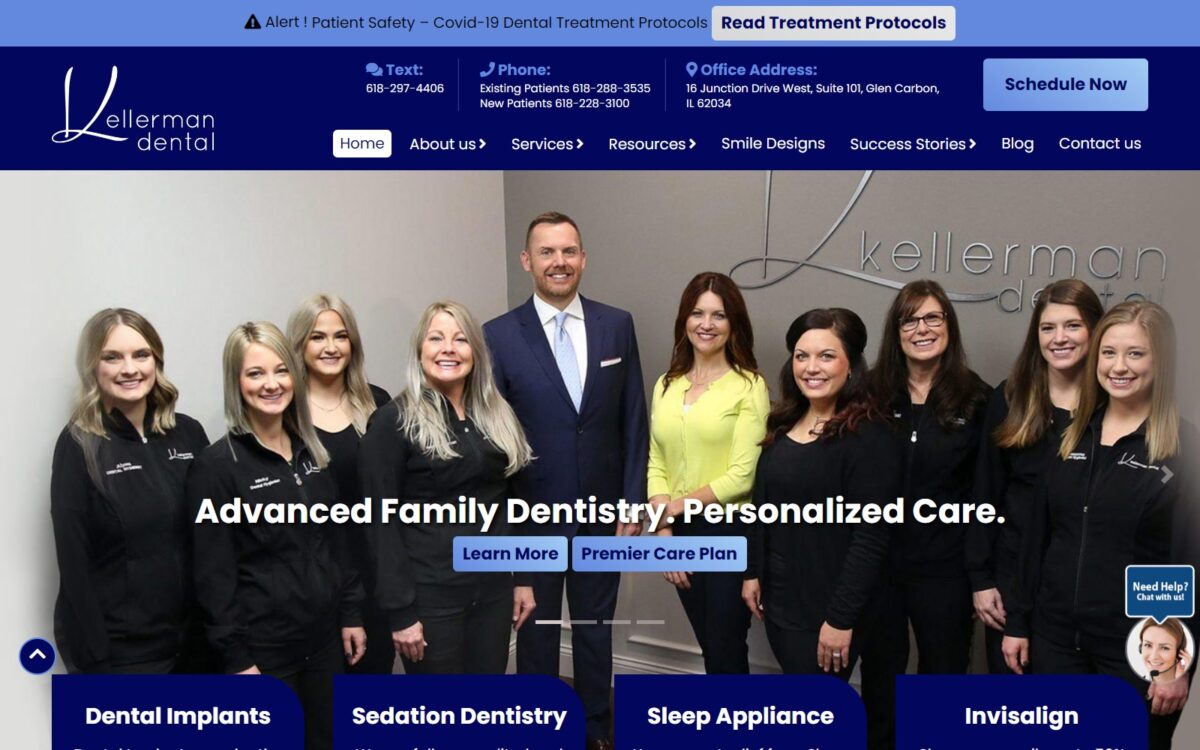 kellermandental.com screenshot