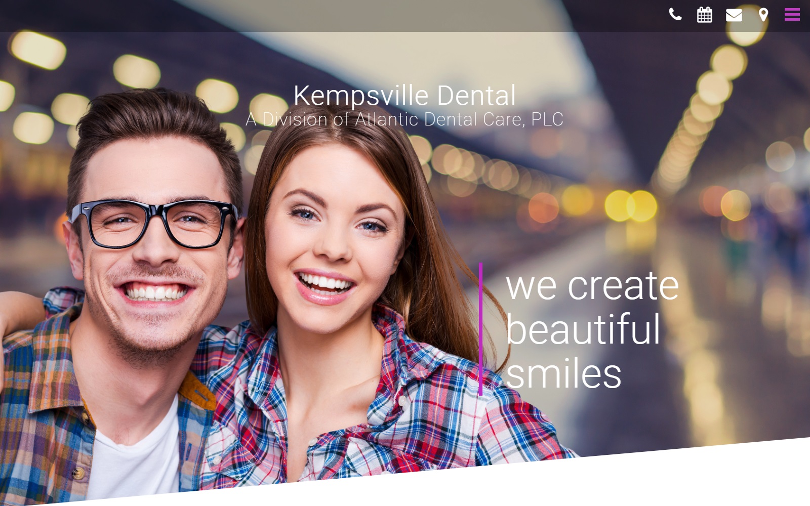 kempsvilledental.com screenshot