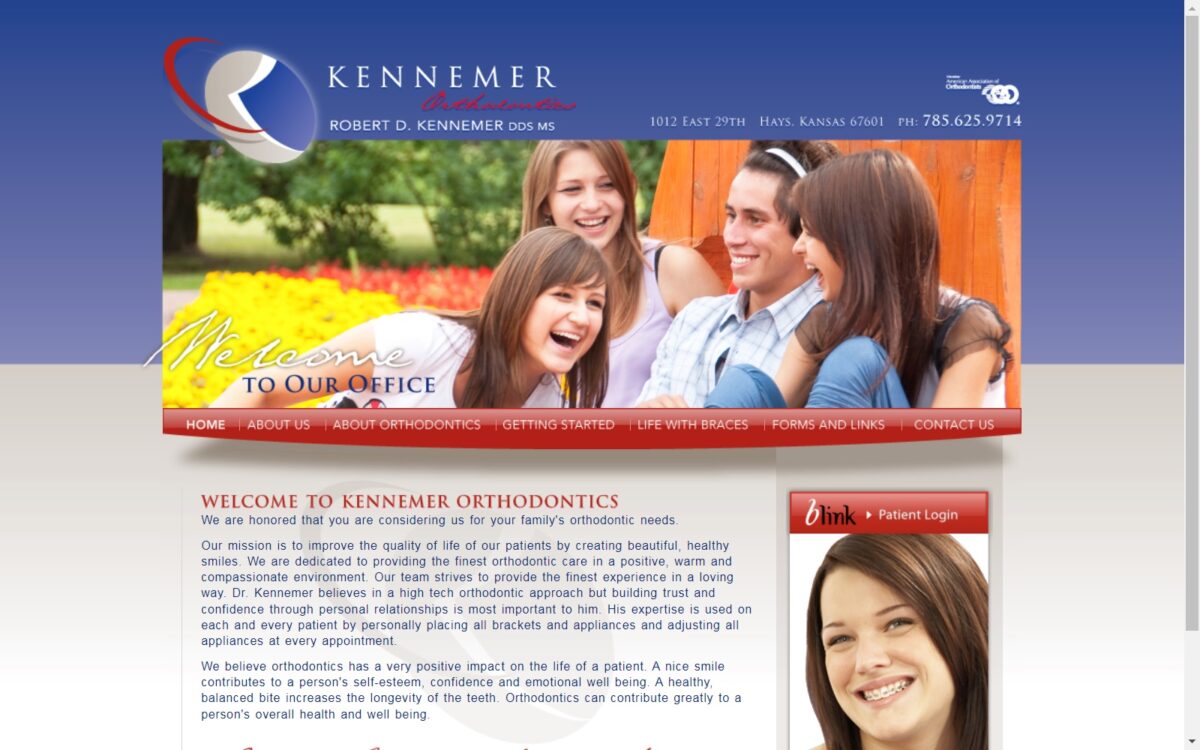 kennemerorthodontics.com screenshot