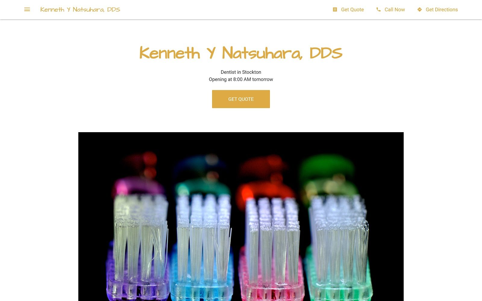kenneth-y-natsuhara-dds.business.site screenshot