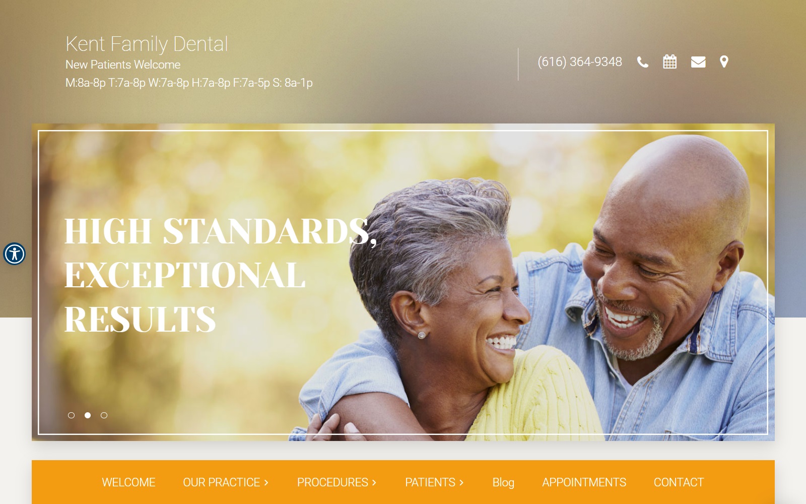 kentfamilydental.com screenshot