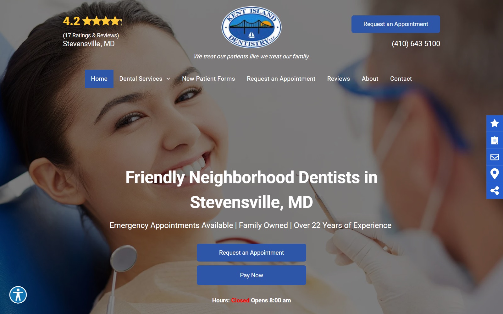 kentislanddentistry.com screenshot