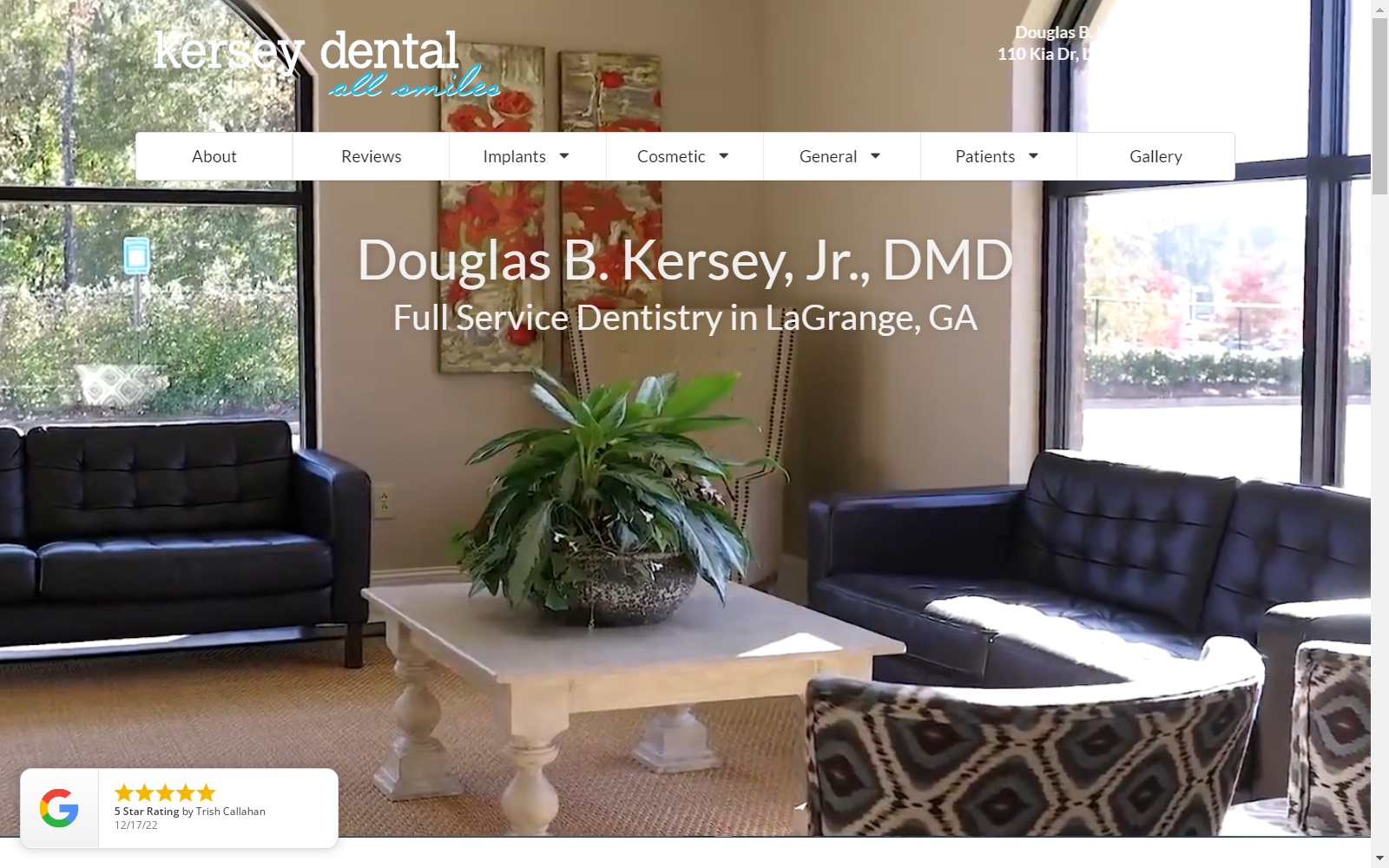 kerseydental.com screenshot