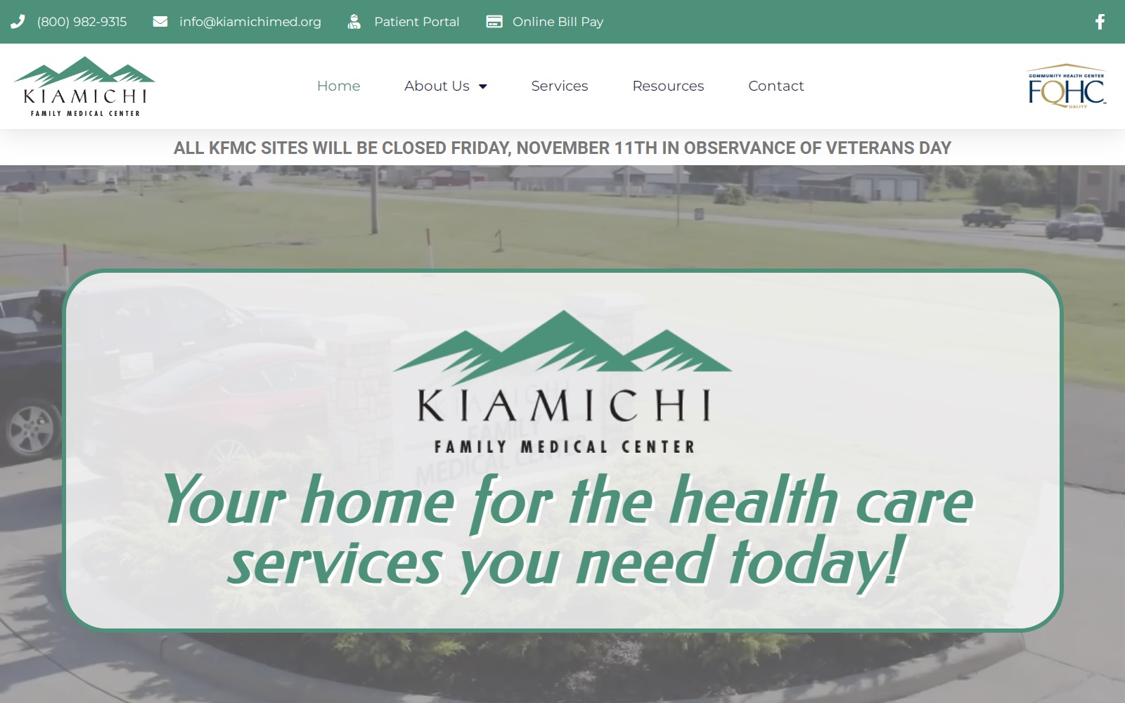 kiamichimed.org screenshot