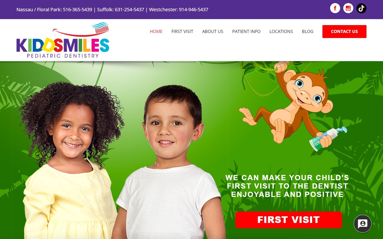 kiddsmiles.com screenshot