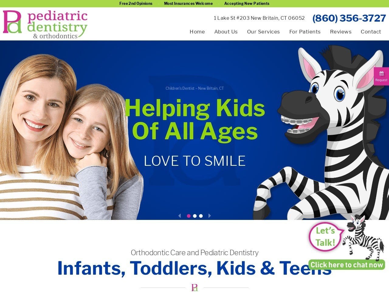 Pediatric Dentistry Thal W Fred DDS Website Screenshot from kids-dentistry.com