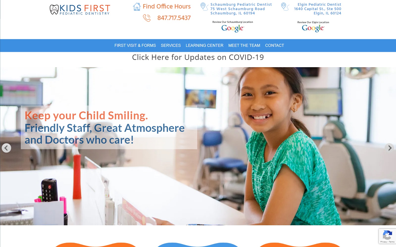 kidsfirstpd.com screenshot