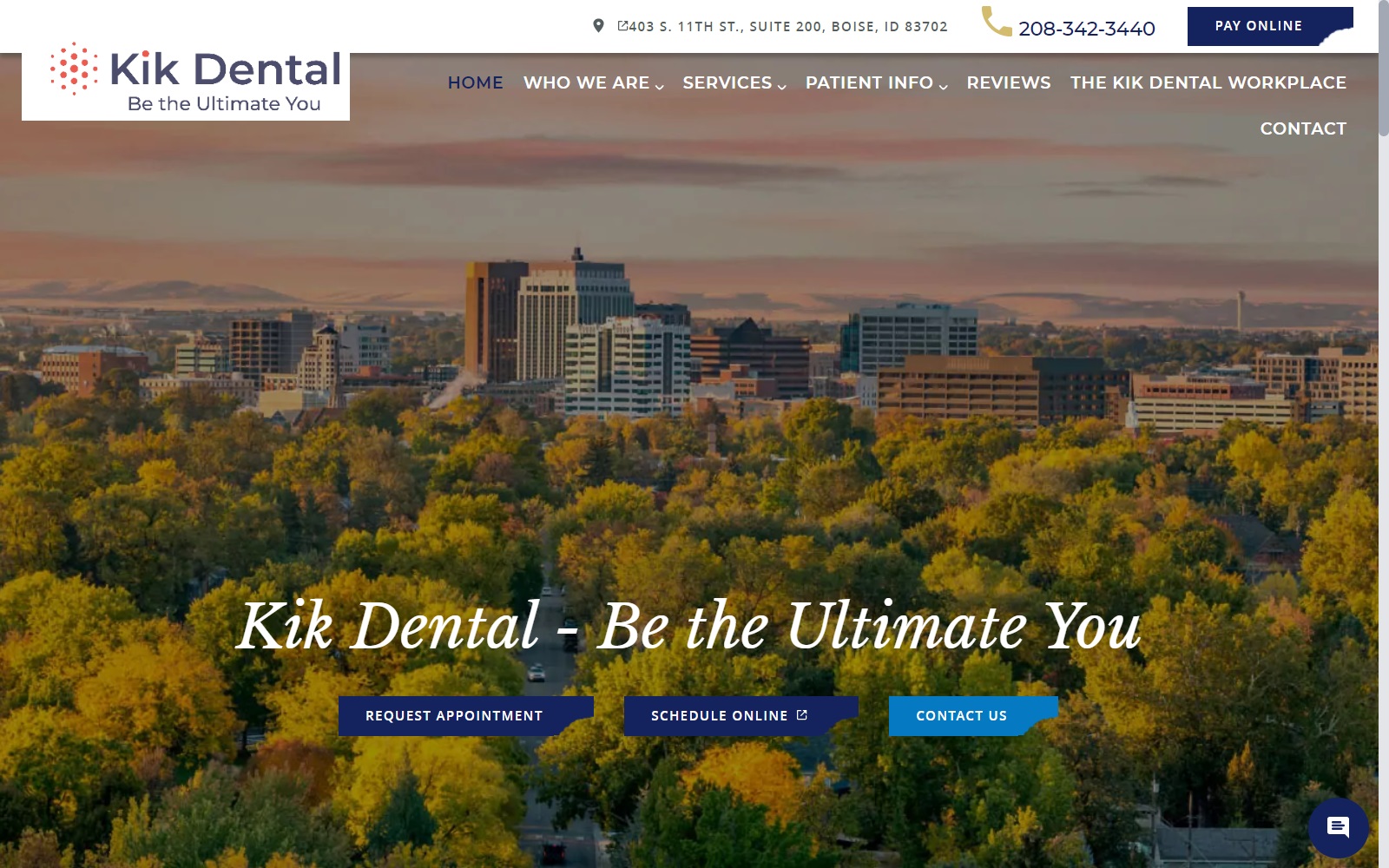 kikdental.com screenshot