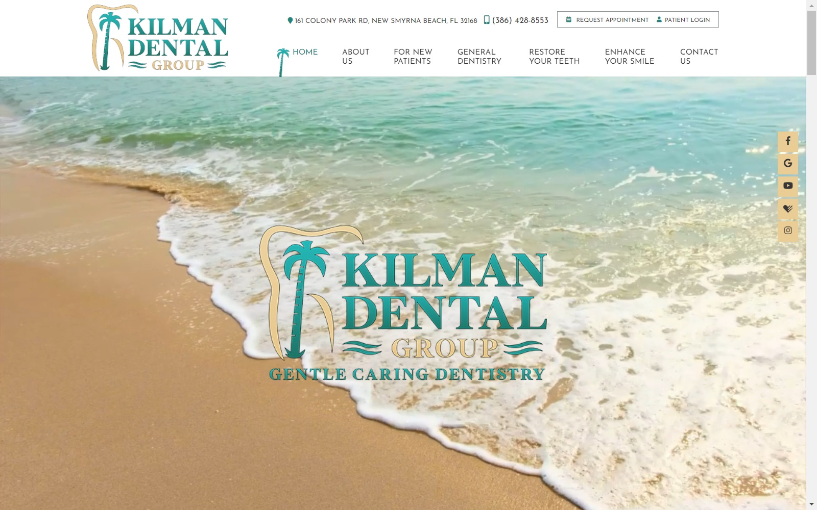 kilmandental.com screenshot