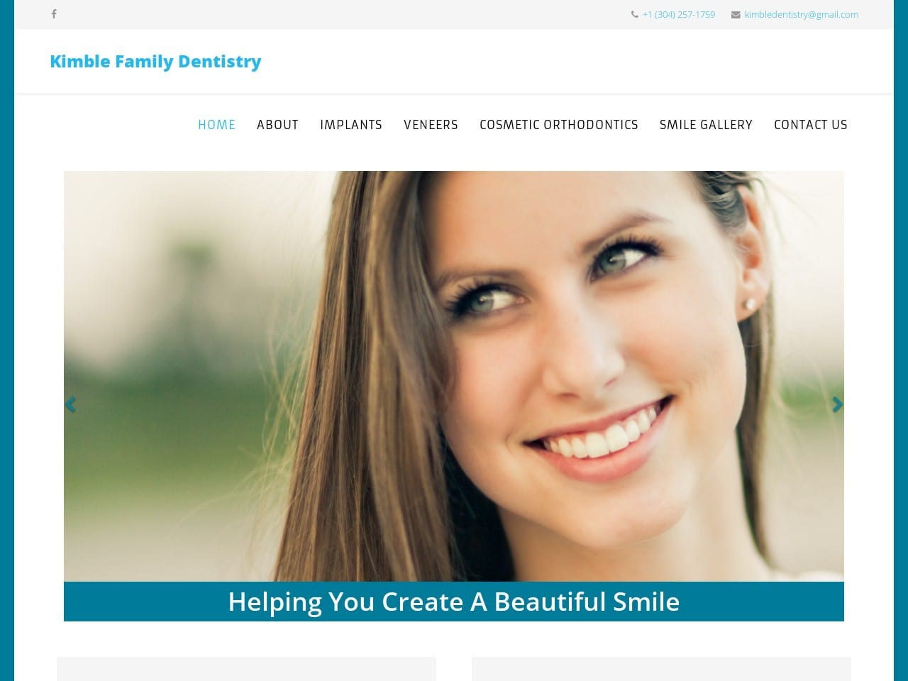 Kimble Family Dentistry Kimble J Stephen DDS Website Screenshot from kimblefamilydentistry.com