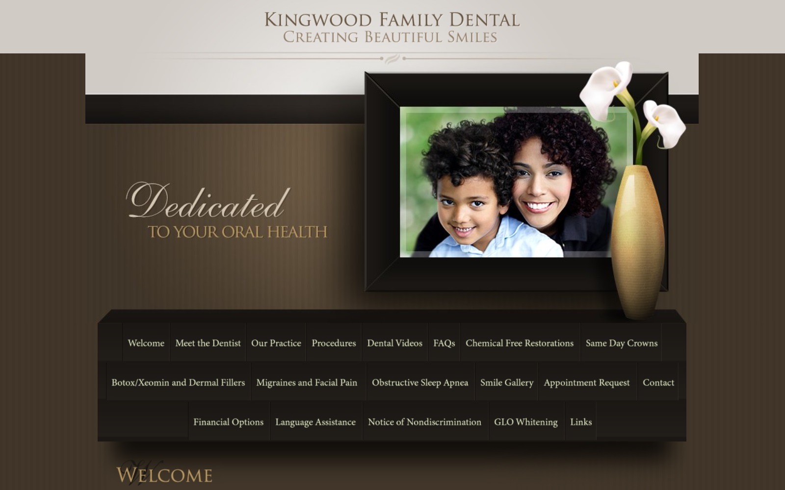 kingwoodfamilydental.com screenshot